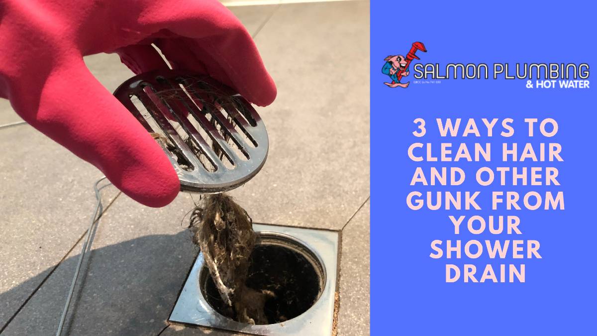 Eliminate gunk in your sink and shower drains. 1 easy way.