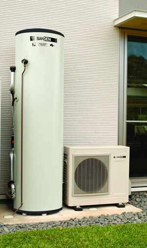 Heat pump hot water system