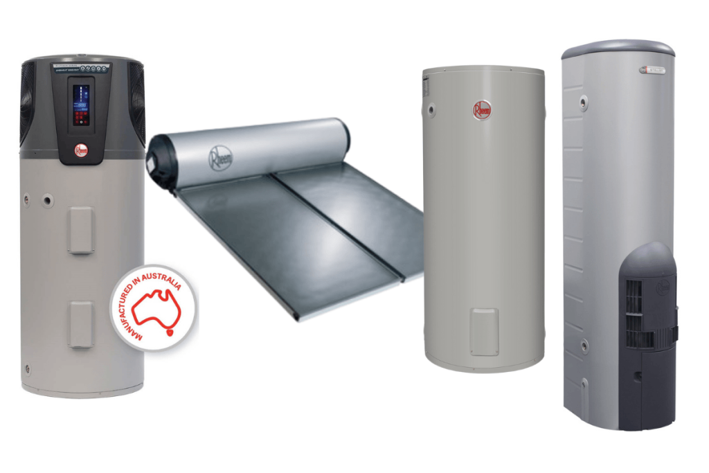 Rheem Storage Hot Water Systems - Heat Pump Storage Hot Water System, Solar Storage Hot Water System, Electric Storage Hot Water System and Gas Storage Hot Water System