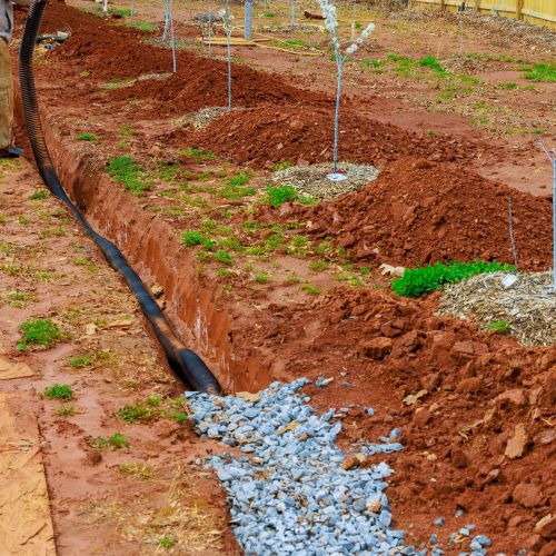 Gravel French Drain